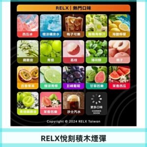 Relx Creator 積木系列 22000puffs 煙彈|只適配RELX積木專屬主機
